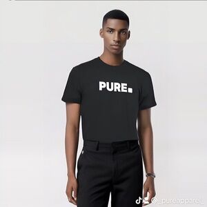 Pure apparel 100% organic short sleeve crew neck t-shirt